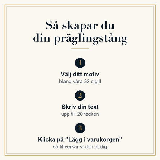 Så skapar du din präglingstång
